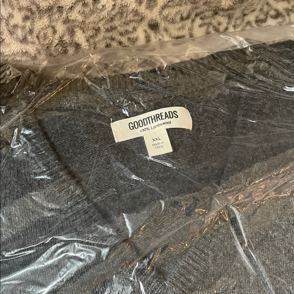 Goodthreads Men's Charcoal V-Neck Sweater